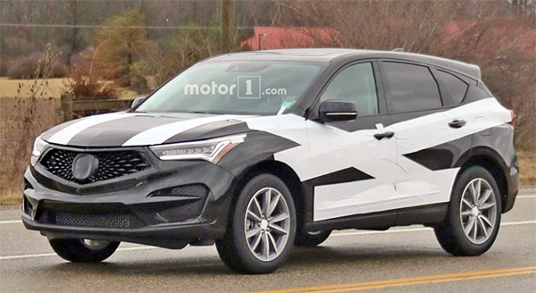 2019 Acura RDX Prototype Looks Good from the Front in Detroit