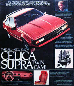 How about some old Toyota Supra ads... - BurlappCar