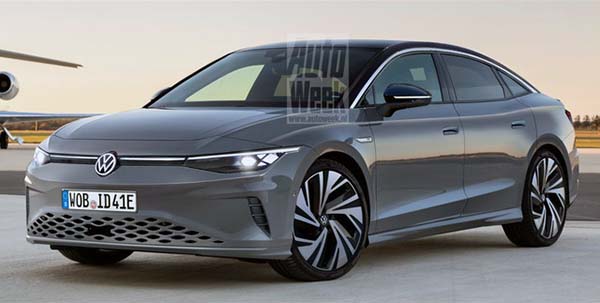 2023 VW ID sedan: electric sedan coming up: new illustrations ...