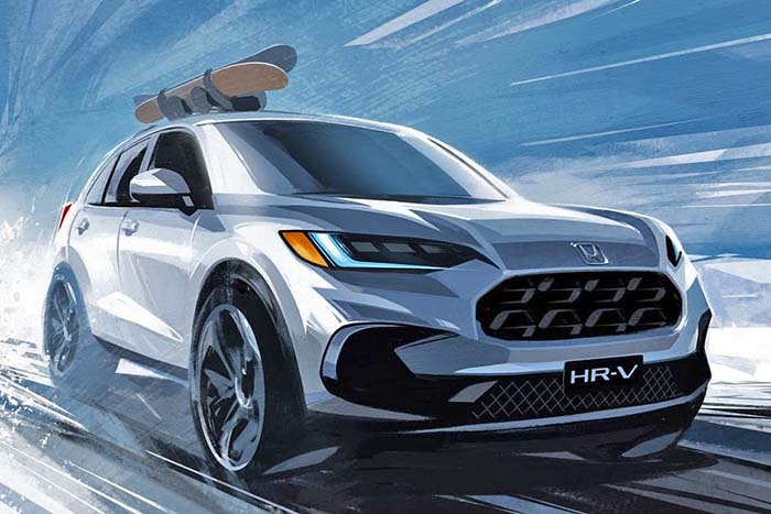 2023 Honda HR-V: official illustrations Vs. the real thing