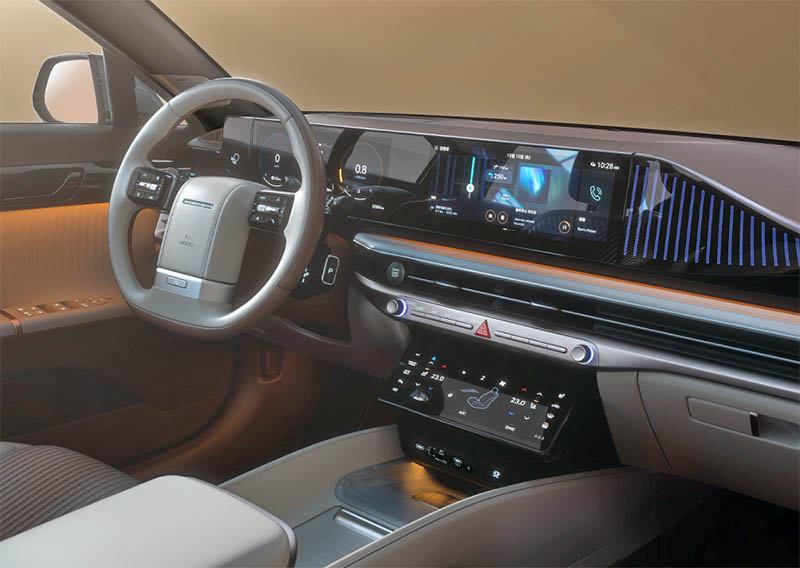2024 Hyundai Santa Fe interior Vs. new new Grandeur... BurlappCar