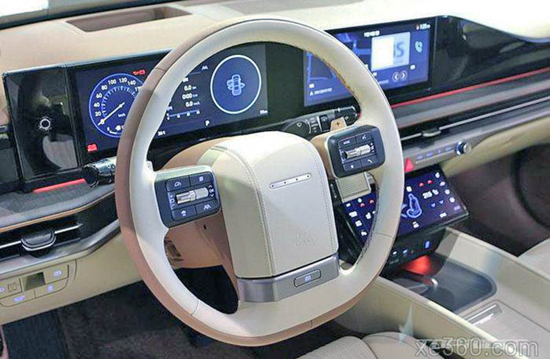 2024 Hyundai Santa Fe interior Vs. new new Grandeur... BurlappCar