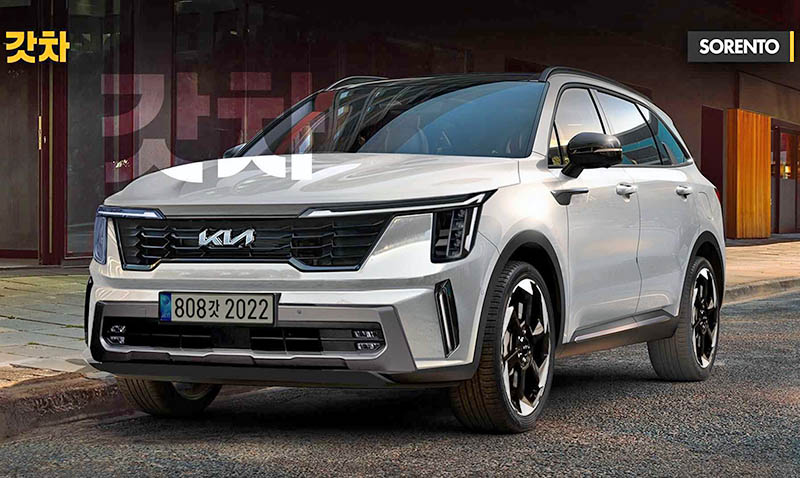 2024 Kia Sorento: new spy shots - BurlappCar