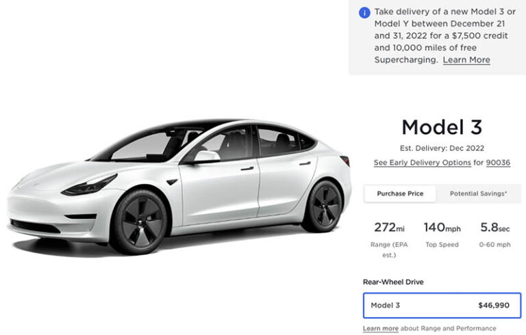 Tesla Model 3 New Rebate BurlappCar