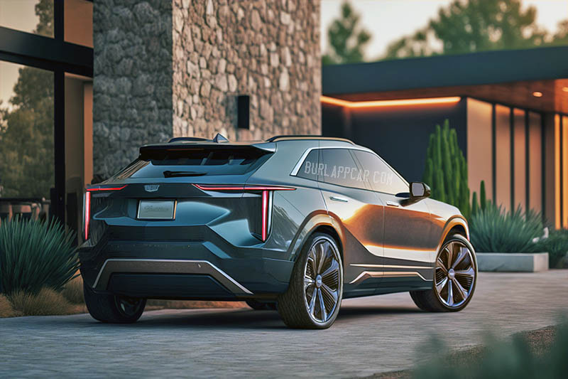 2024/25 Cadillac Compact EV SUV new illustration... BurlappCar