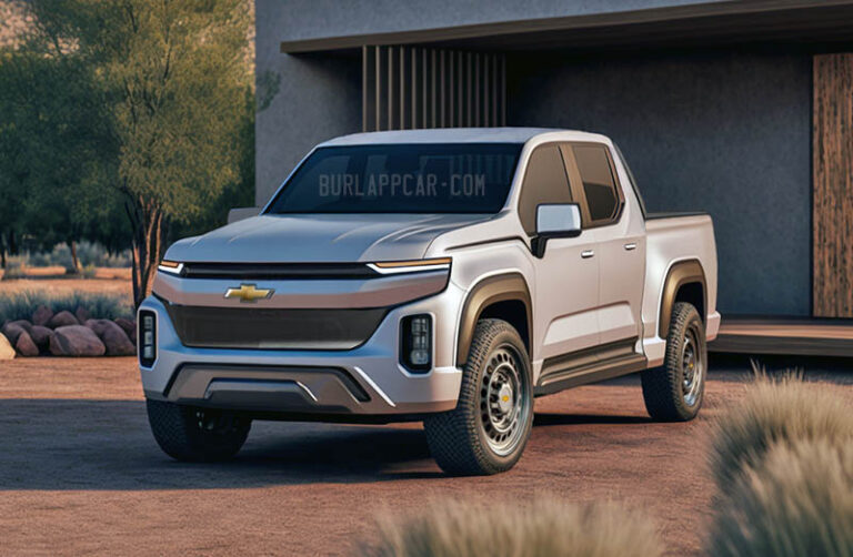 2025 Chevrolet compact EV pickup new illustrations... BurlappCar