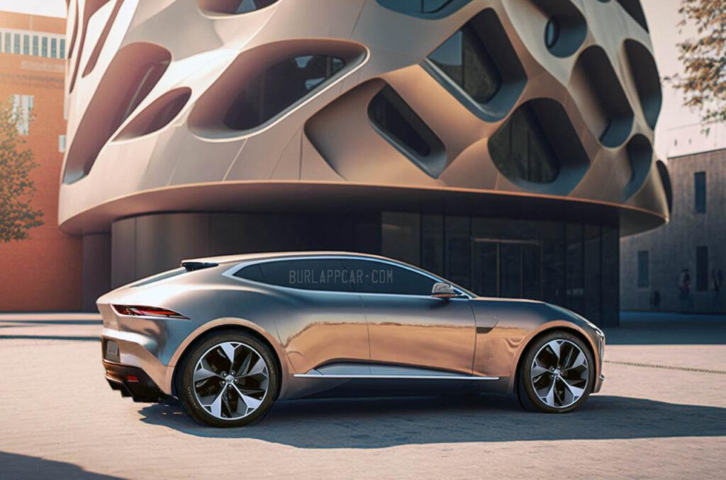 Jaguar future EVs new illustrations. BurlappCar