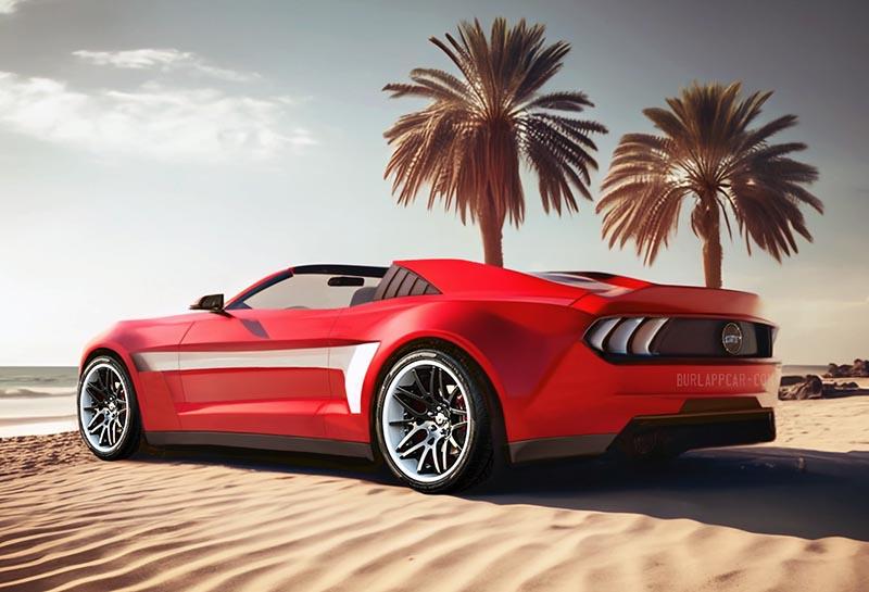 Next-generation Mustang EV: new illustration. - BurlappCar