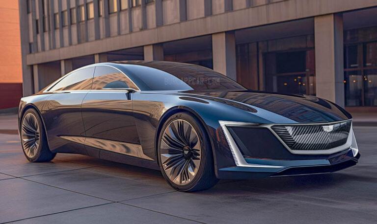 Future Cadillac EVs: illustrations. - BurlappCar