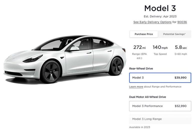 Tesla lowering prices again. BurlappCar