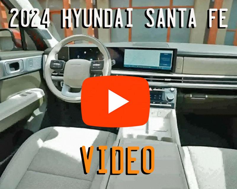 2024 Hyundai Santa Fe interior video BurlappCar
