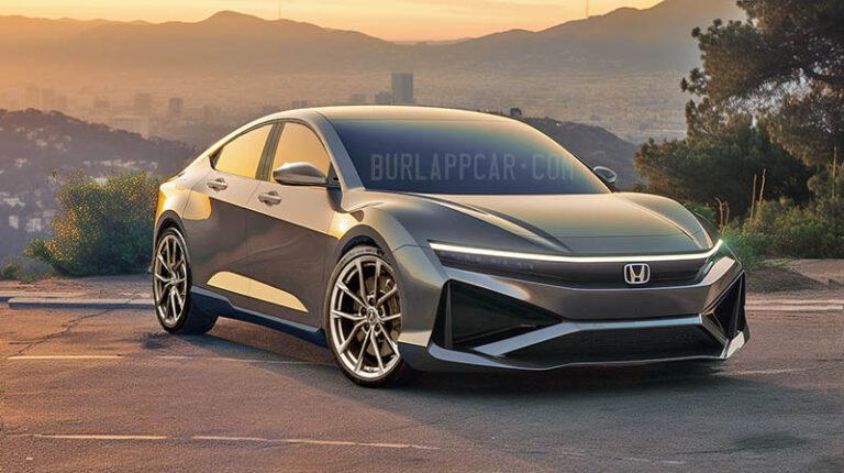 Ioniq 4, 2026 Civic, Porsche EV, Buick EV sedan illustrations. - BurlappCar