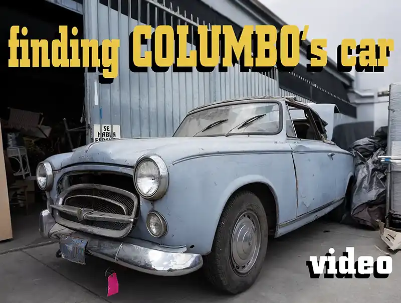 I found Columbo's famous Peugeot 403! (video) - BurlappCar